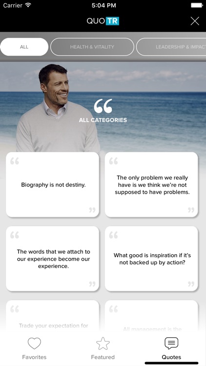 QuoTR by Tony Robbins