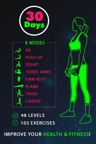 30 Day Fitness Challenges ~ Daily Workout Pro - náhled