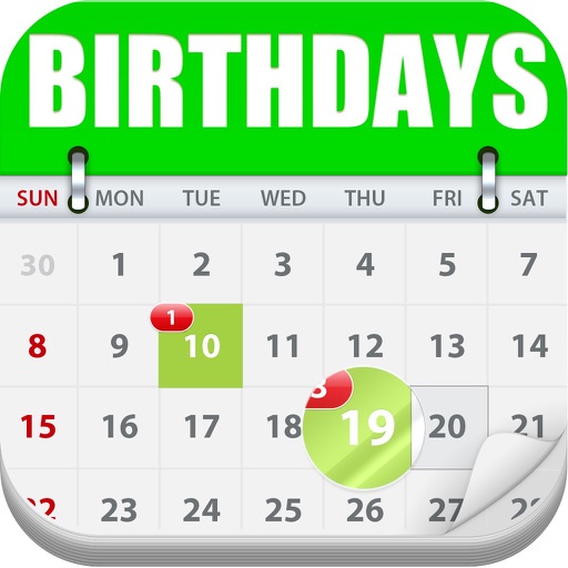 Birthday Count Down - My Birthdays Calendar !