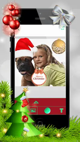 Game screenshot Christmas Photo Booth: Xmas Sticker Picture Editor apk