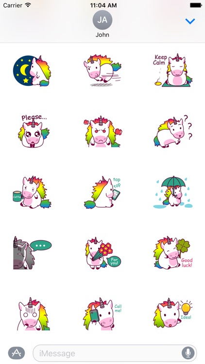Rainbow Unicorn Cute Sticker