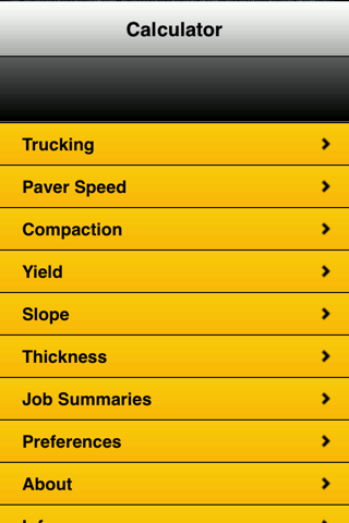 Caterpillar Paving Calculator - náhled