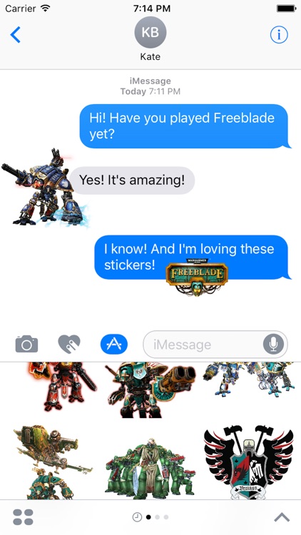 Warhammer 40,000: Freeblade - Sticker Pack