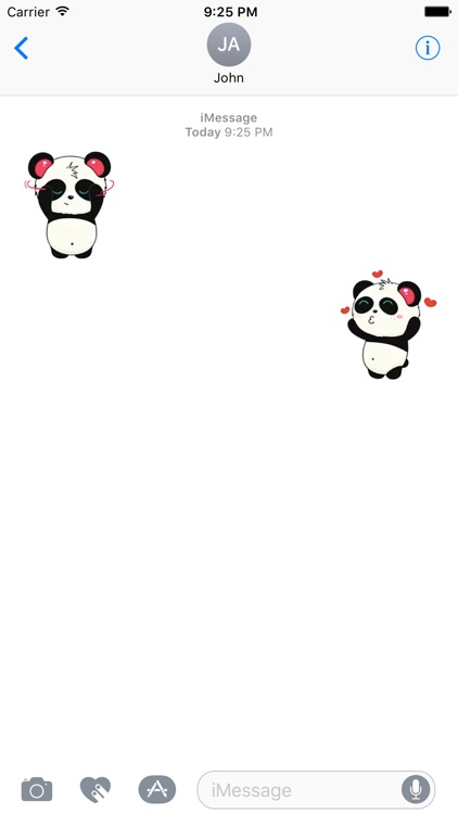 Kute Panda Sticker screenshot-3