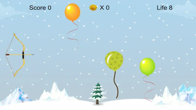 Balloon Hit HD, game for IOS