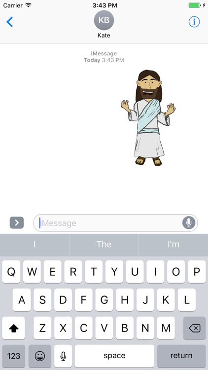 Jesus Praise Poses Stickers