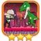 Dino World of Adventures Run Free is an app where you are a hunter dinosaur that is running trying to dodge and kill a dinosaur