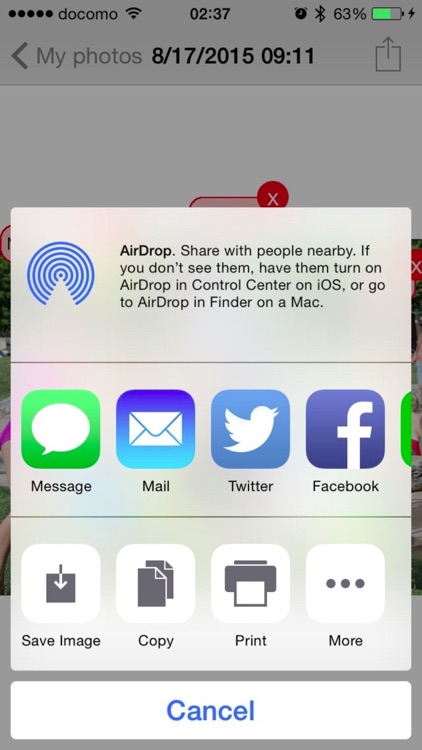 Popye - You can put balloons on photos