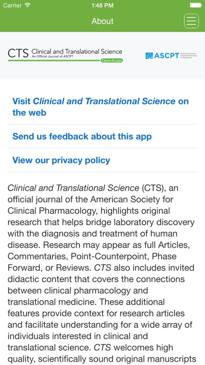 Clinical and Translational Science