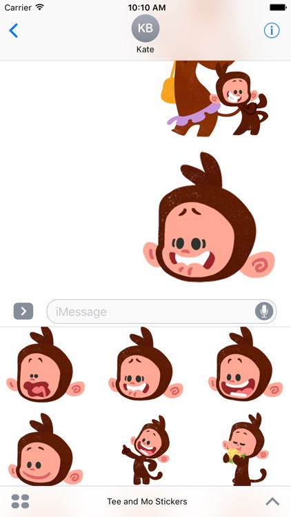 Tee and Mo Sticker Pack screenshot-3