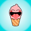 Funny Ice Cream Stickers!