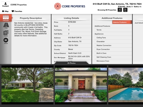 CORIE Properties for iPad screenshot 4
