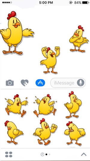 Cute Chicken Expressions Stickers(圖1)-速報App