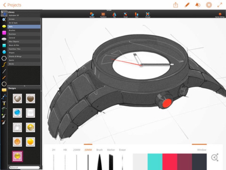 iDraw Plus - Sketch, CAD Architecture & Art Design