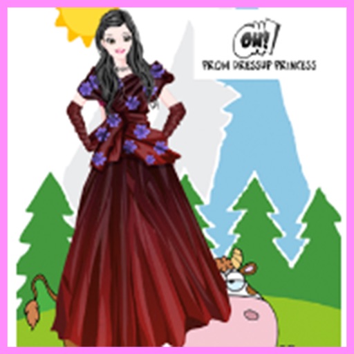 Prom dress up princess fairy icon