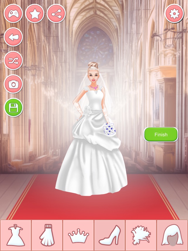 juegos de vestir novias - boda salón de belleza en app store