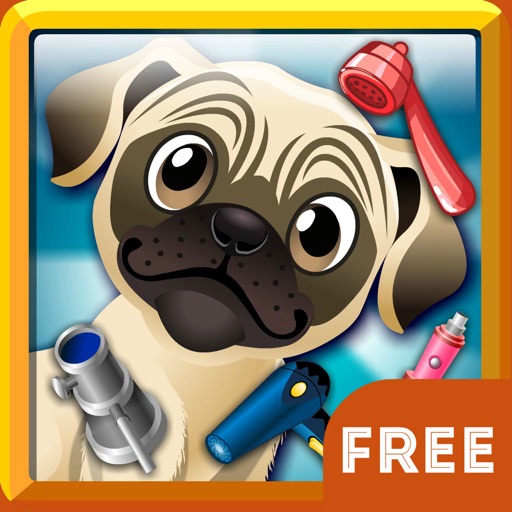 Dog Pet Care Clinic Free Icon