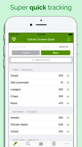 Game screenshot Calorie Counter Quick mod apk