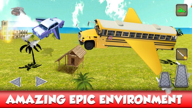 Flying School Bus Simulator: Extreme Flight Pilot(圖3)-速報App