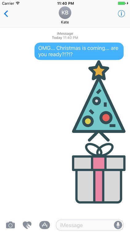 Merry Christmas Wishes for iMessage