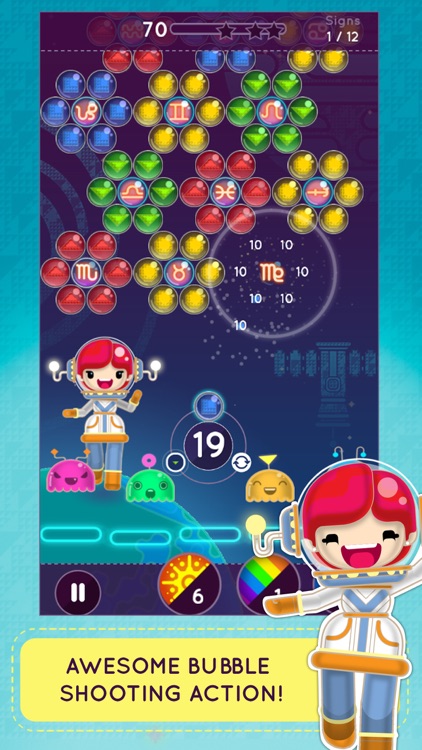 Zodiac POP! - Bubble Shooter and Free Horoscope screenshot-0
