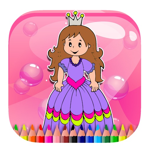 Kids Princess Fairy For Coloring Page Game Edition icon