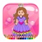 Kids Princess Fairy For Coloring Page Game Edition