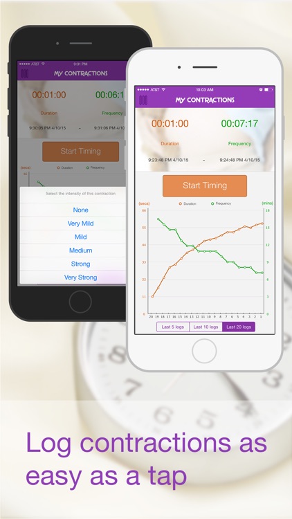 My Contractions Pro - Contraction Timer & Tracker