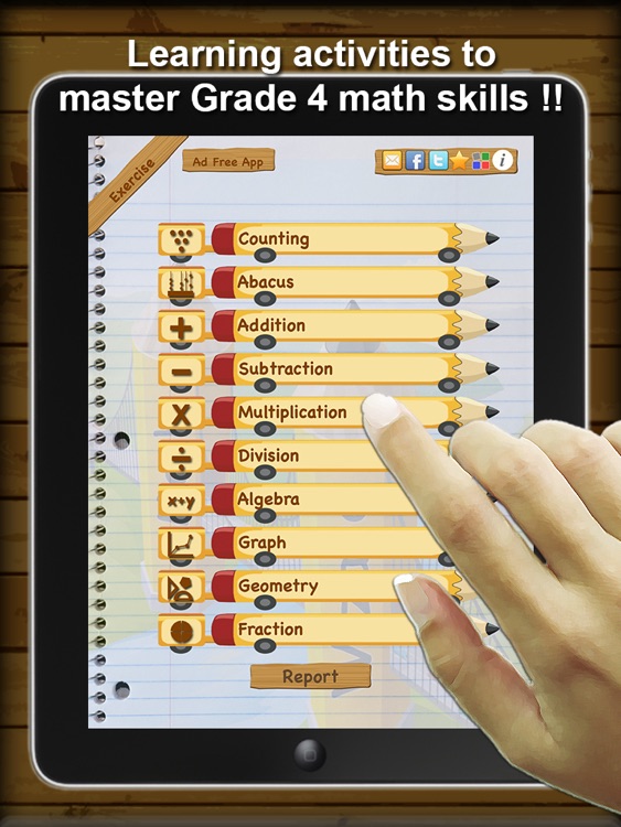 Math Wizard Grade 4 for iPad