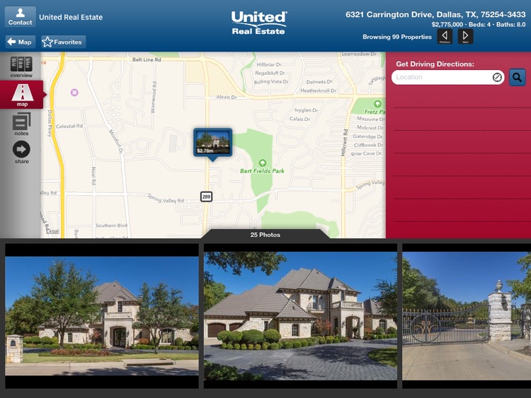 United Real Estate for iPad