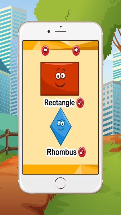 Learn English Vocabulary : Shape : learning games for kids - free!!