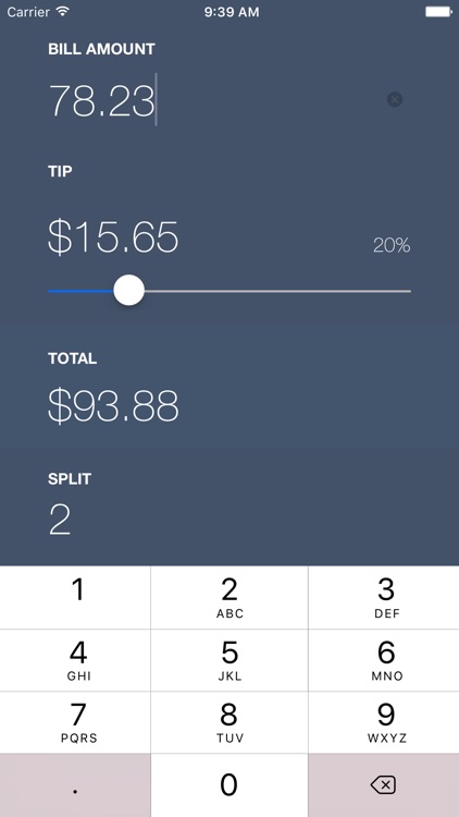SPLIT Tip Calculator