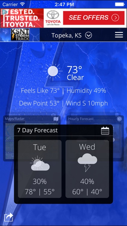 KSNT Weather - Storm Track Topeka, Kansas