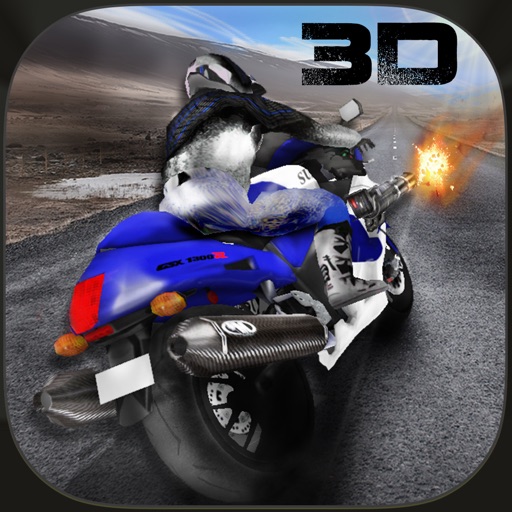 Super Motor Bike Shooter Traffic Race 3D Icon