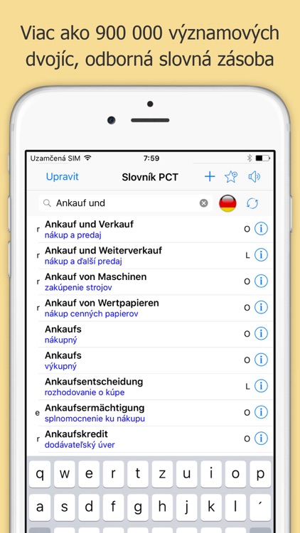 Slovník PCT+ nemecko-slovenský