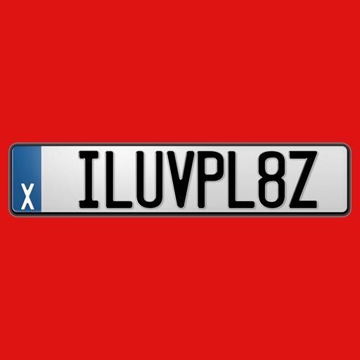 LICENSe PLATe Stickers for iMessage