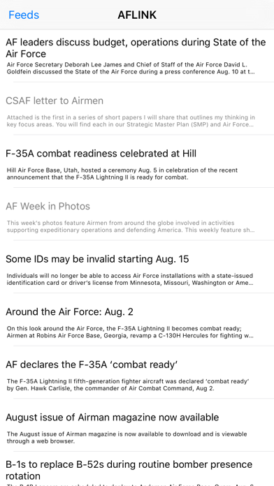 How to cancel & delete Air Force News - A News Reader for Members, Veterans, and Family of the US Air Force from iphone & ipad 4
