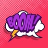 Boom! - Animated Comic Book Stickers