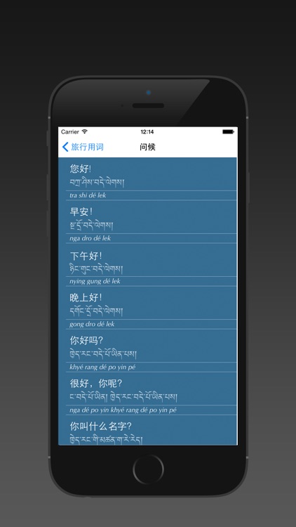 Tibet Travel Phrase Chinese