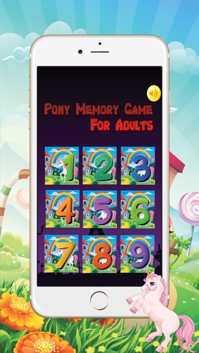 Pony Memory Game For Adults 1.0 IOS -