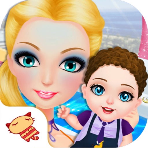 Twins Baby's Salon Care-Summer Holiday Icon