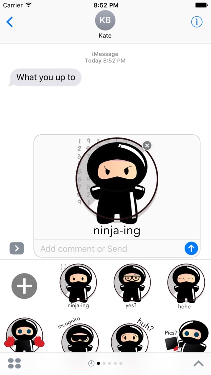 Ninja - MYOSE - Make Your Own Sticker Emoji