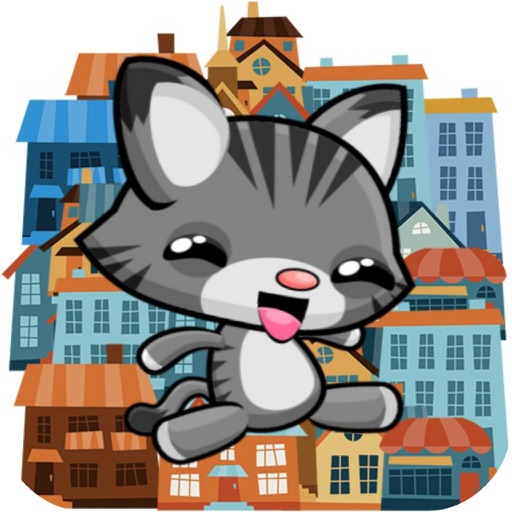 Happy Cat Jump City Icon