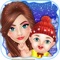 Christmas Mommy & Newborn Baby is free kids game for girls