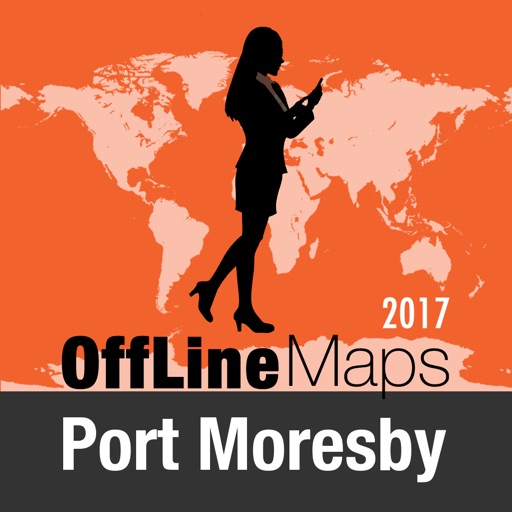 Port Moresby Offline Map and Travel Trip Guide icon