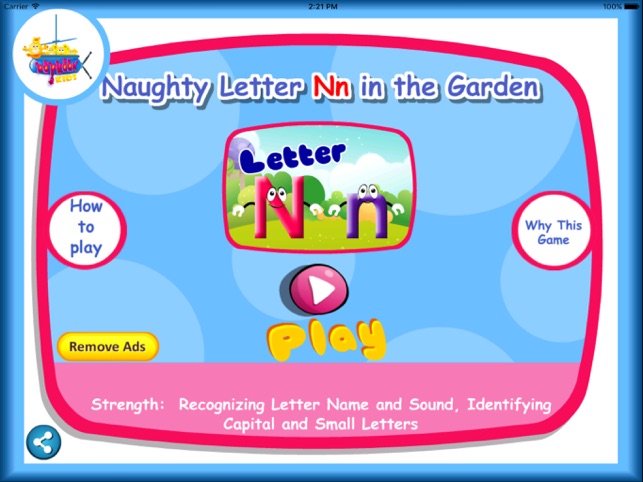 Naughty Letter Nn in the Garden(圖1)-速報App