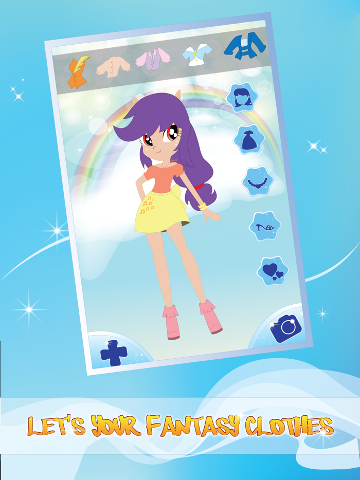 小马打扮我的小怪物女孩小游戏