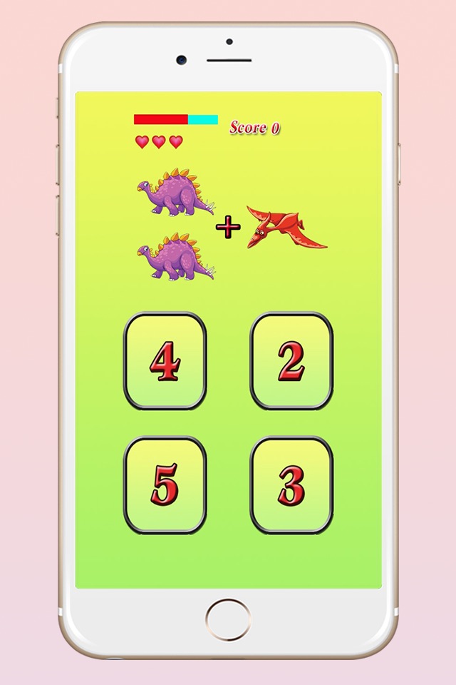 Dinosaur Kindergarten Learning Game for Free App screenshot 2