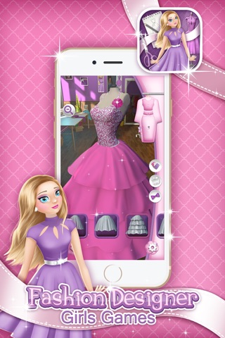 Fashion Designer Girls Game: Make Your Own Clothes screenshot 3