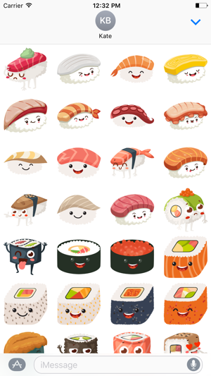 Sushi Stickers for iMessage #5(圖1)-速報App